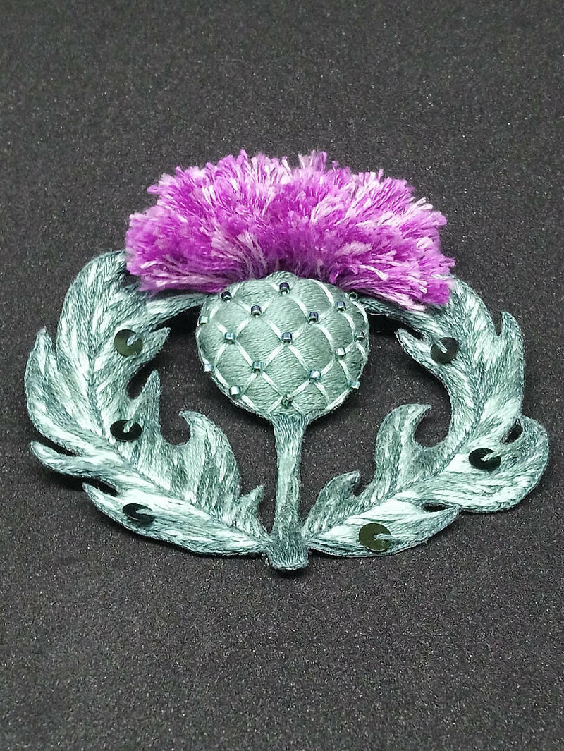 Broche chardon d'Ecosse