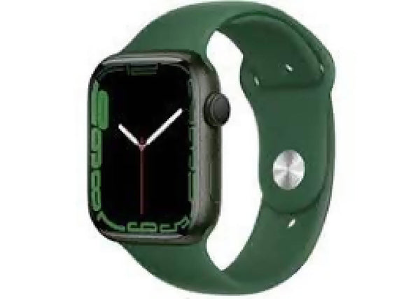Apple Watch Series 7 GPS 45mm Green Aluminum With Clover Sport Band MKN73LL/A