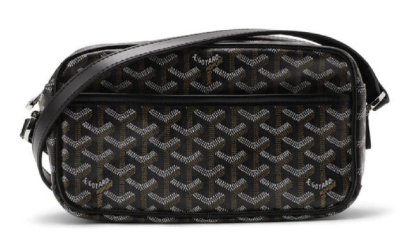 Goyard Cap Vert Crossbody Goyardine Black