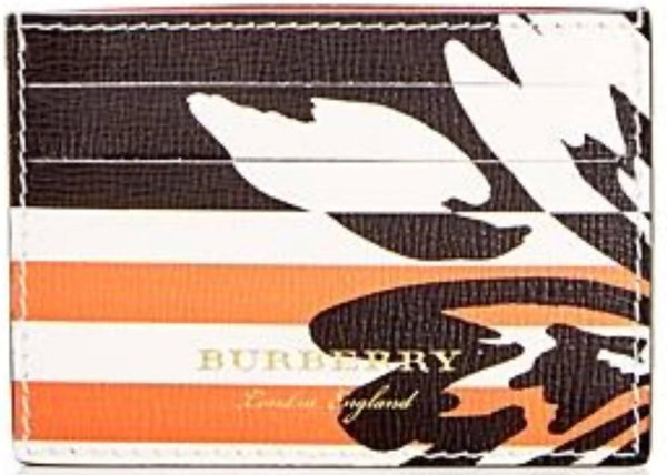 Burberry Patchwork Floral Sandon Card Case (4 Card Slot) Multicolor in PVC