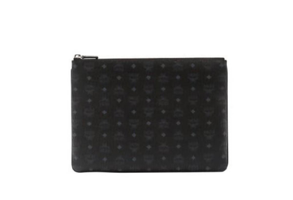 MCM Pouch Crossbody Visetos Medium Black