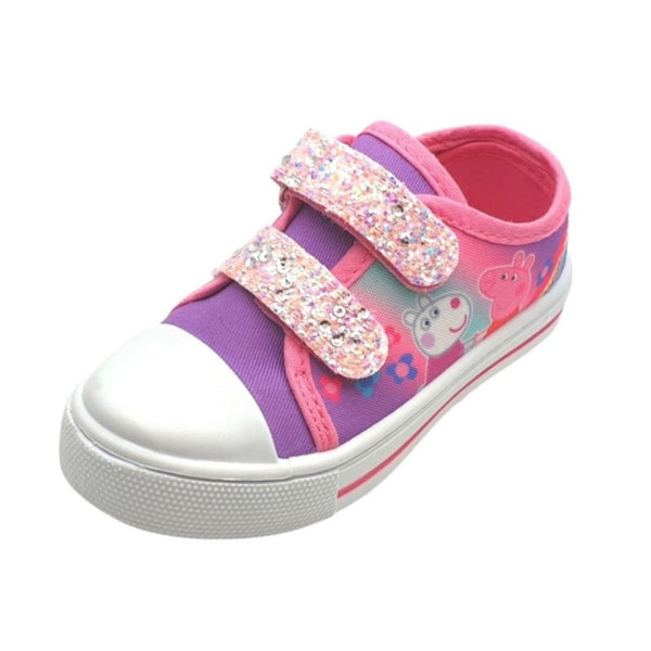 Peppa Pig Twin Bar Canvas Shoes