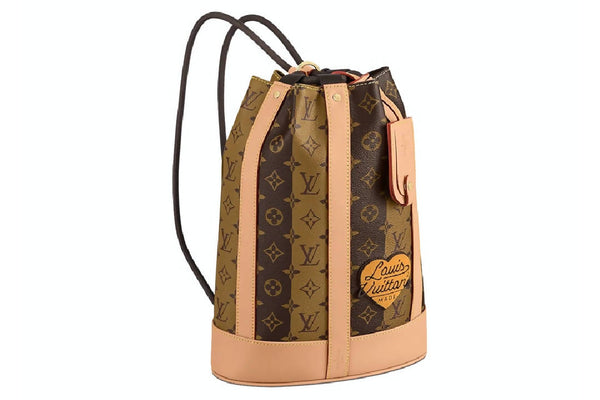 Louis Vuitton X Nigo Randonée Messenger Monogram Stripes Brown