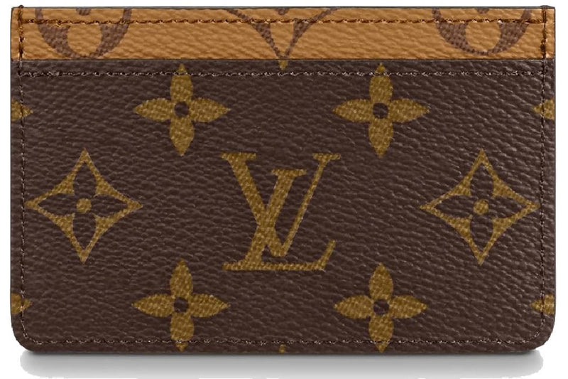 Louis Vuitton Brown Monogram Canvas Card Holder Louis Vuitton