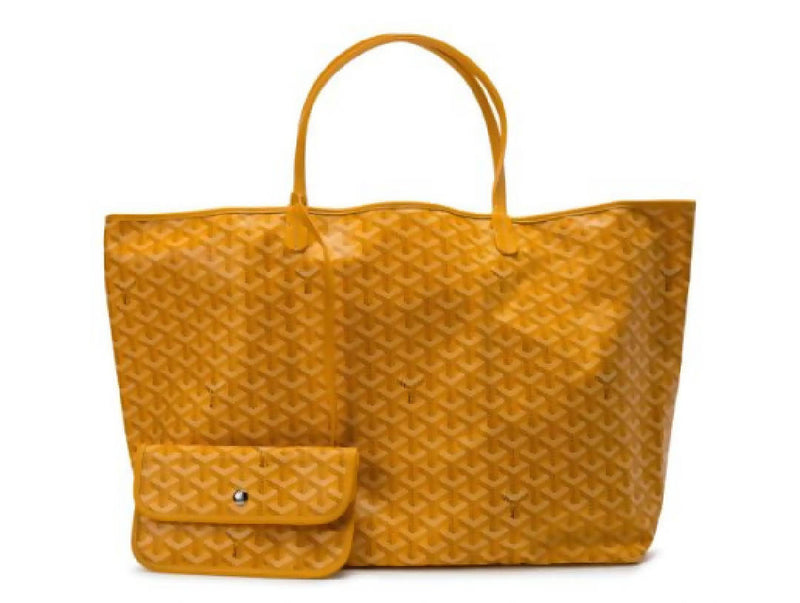 Goyard Saint Louis Tote Goyardine GM Yellow