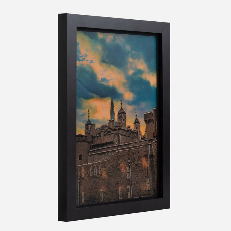 “Towers of old and new” Limited Edition Leather Print