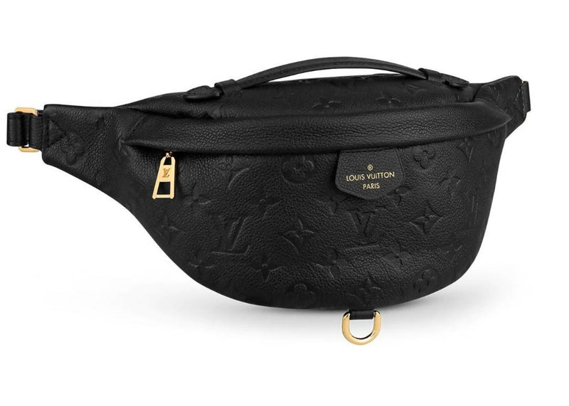 Louis Vuitton Bumbag Monogram Empreinte Noir in Grained Leather with Gold-tone