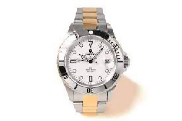 BAPE Type 1 Bapex Watch Silver/Gold