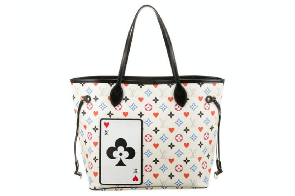 Louis Vuitton Neverfull Game On Monogram White