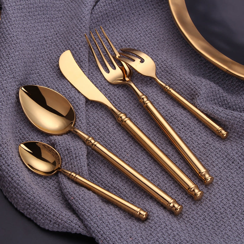 Dollaph Gold Cutlery Set