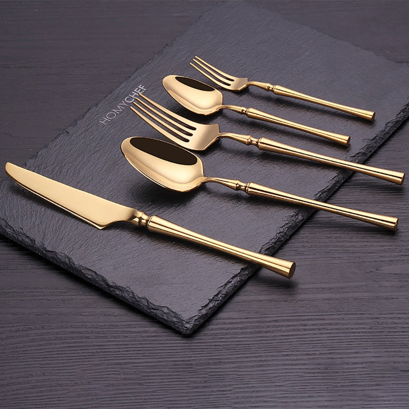 Lilla Gold Shining Cutlery Set