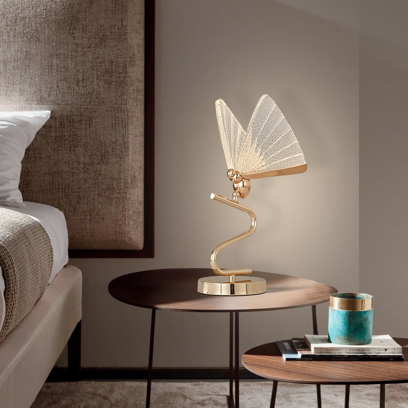 Artic Butterfly Table Lamp