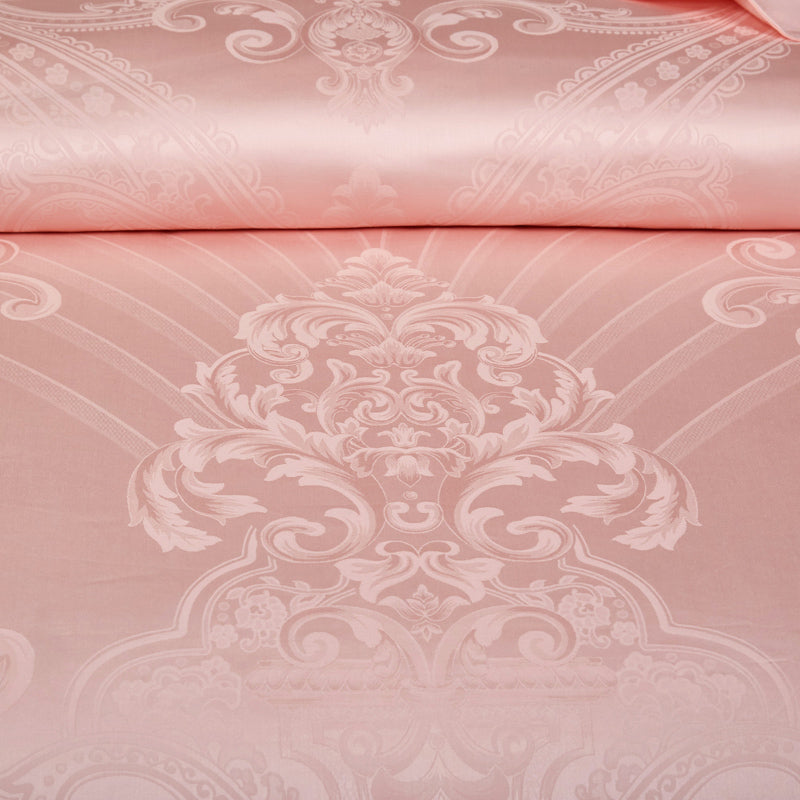 Lenezma Light Pink Duvet Cover Set (Egyptian Cotton) - 4/7 Piece Set