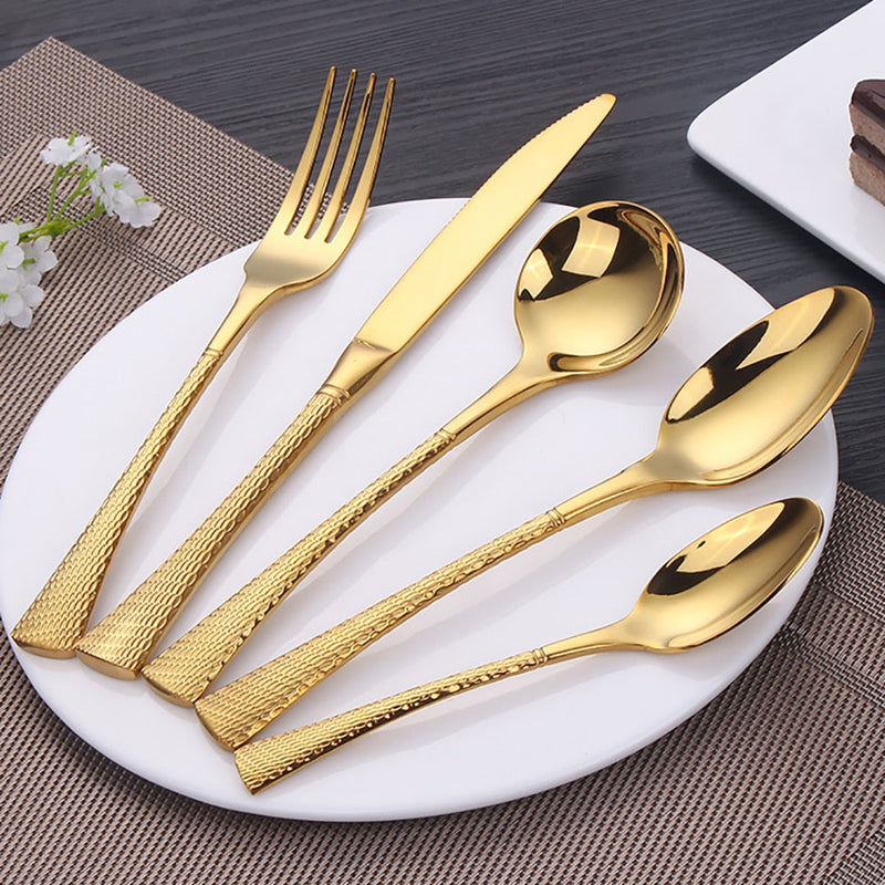 Julica Gold Cutlery Set *Lettering Service Product*