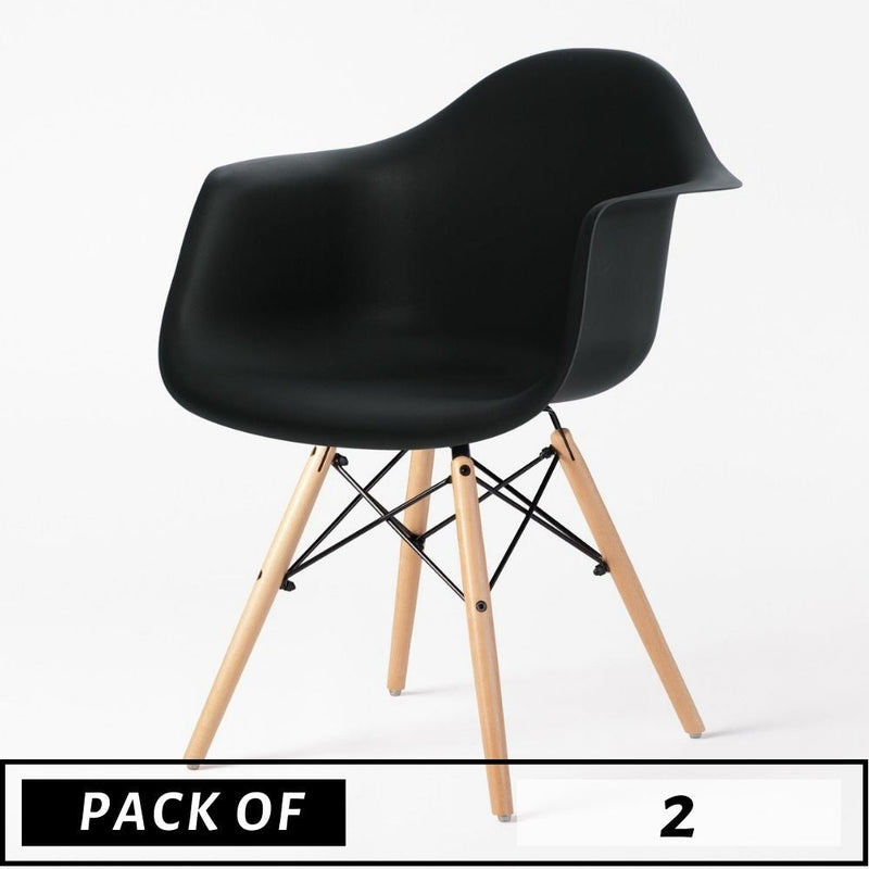 PACK OF 2 DAW ARMCHAIRS