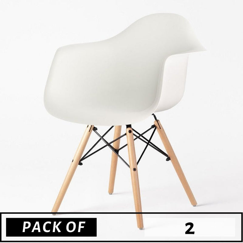 PACK OF 2 DAW ARMCHAIRS