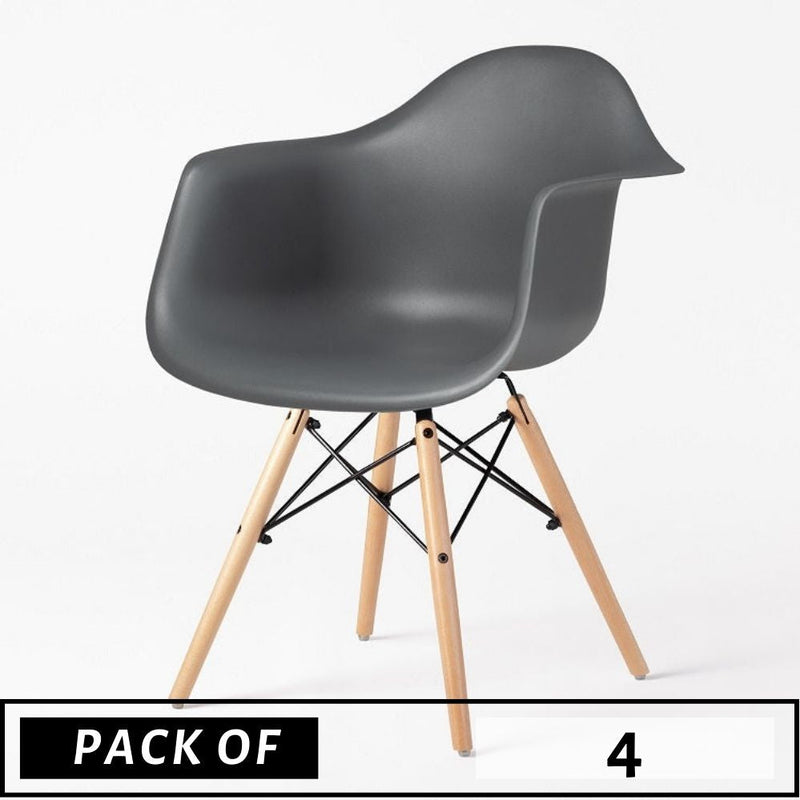 PACK OF 4 DAW ARMCHAIRS