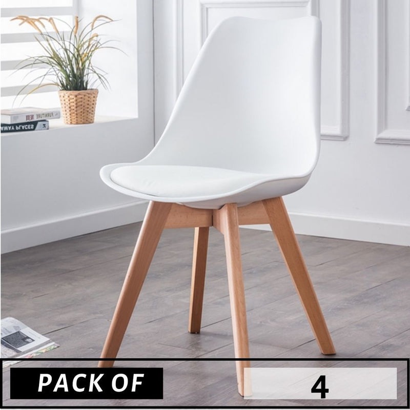 PACK OF 4/6 NORDIC CUSHION CHAIRS