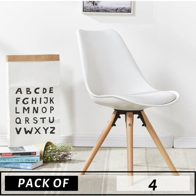 PACK OF 4 RALF CUSHION CHAIRS