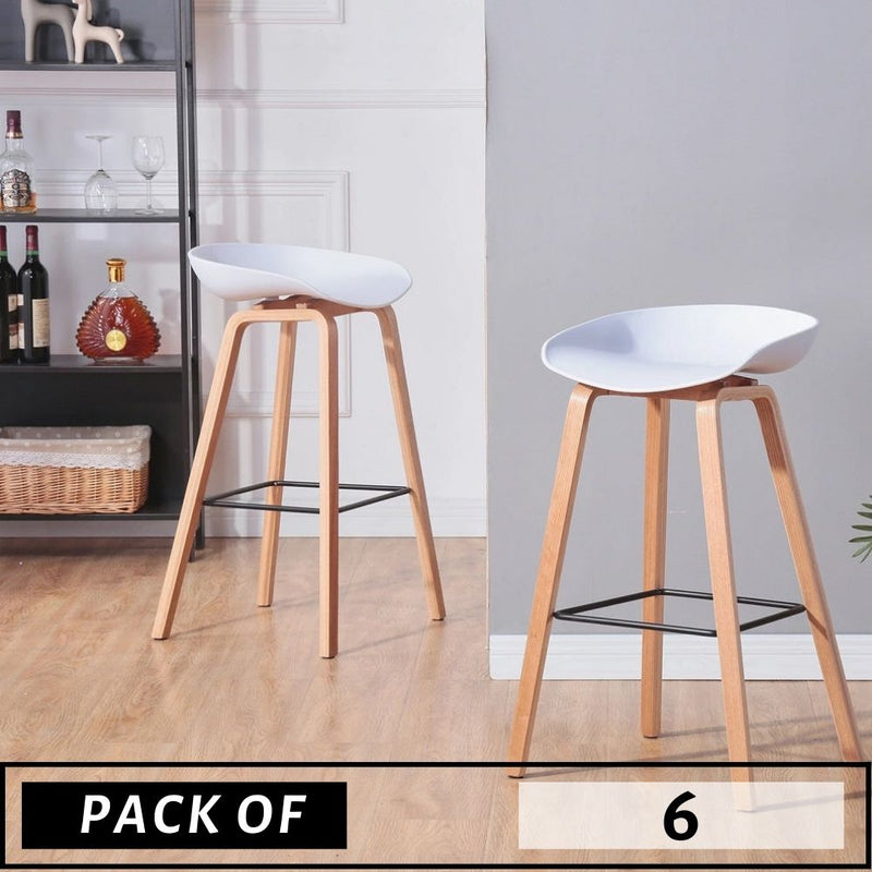 PACK OF 4/6 LOW BACK STOOLS - ScandiChairs - Stool