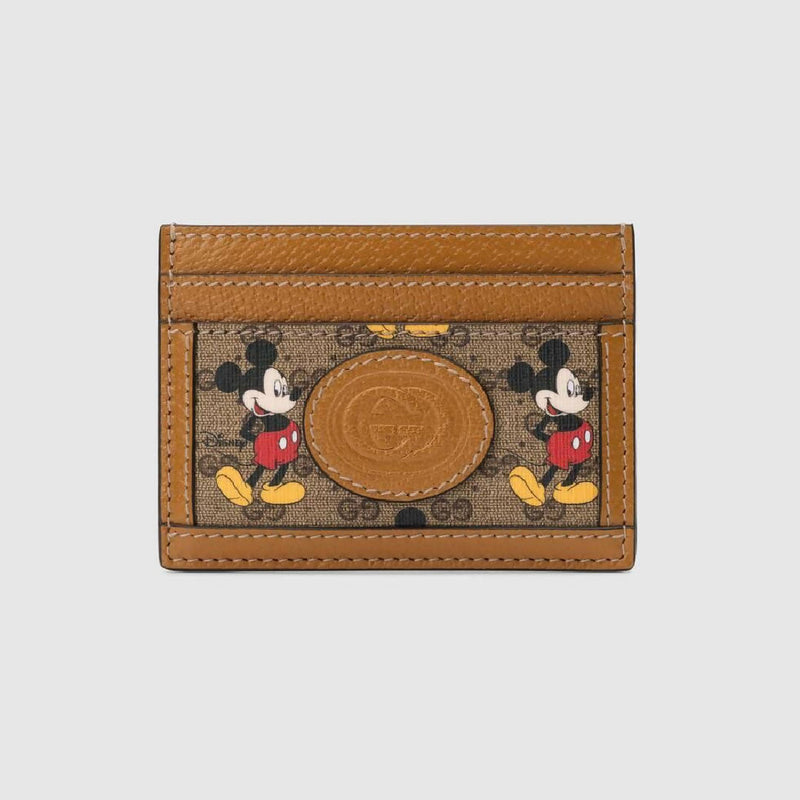 Gucci x Disney GG and Mickey Printed Cardholder
