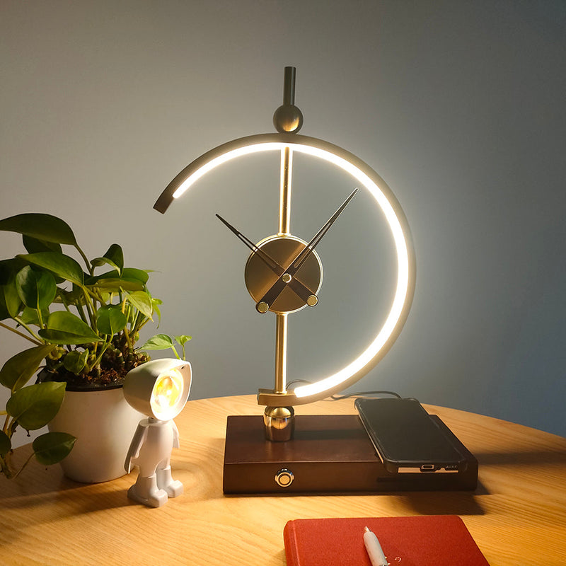 Thommi Wireless Charging Clock Lamp