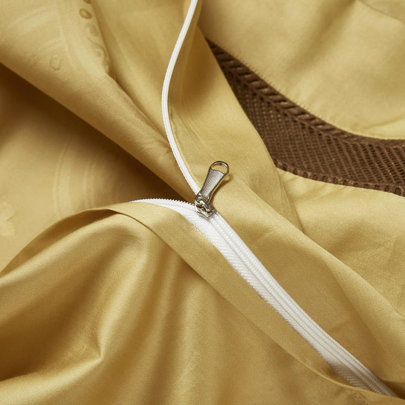 Blangdra Golden Luxury Duvet Cover Set (Egyptian Cotton) - 4/7 Piece Set