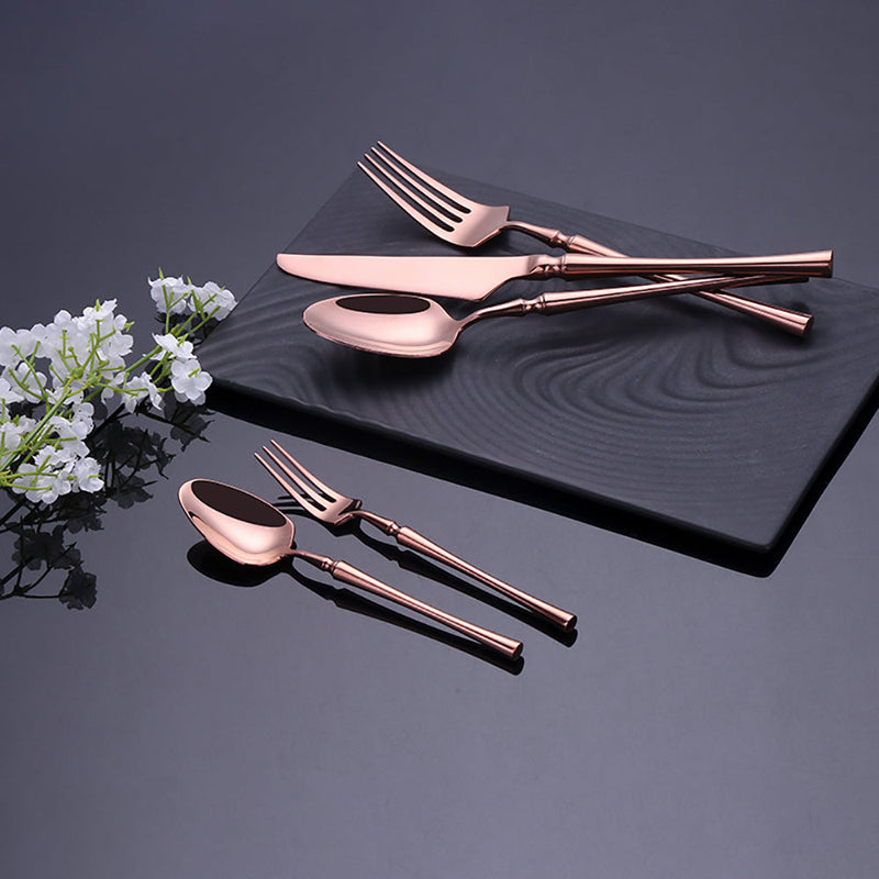 Lilla Rose Gold Shining Cutlery Set