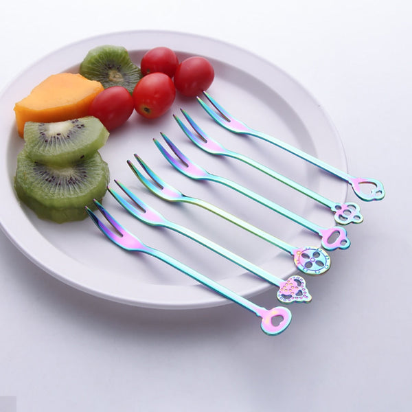 Vertui Colorful Dessert Fork Set