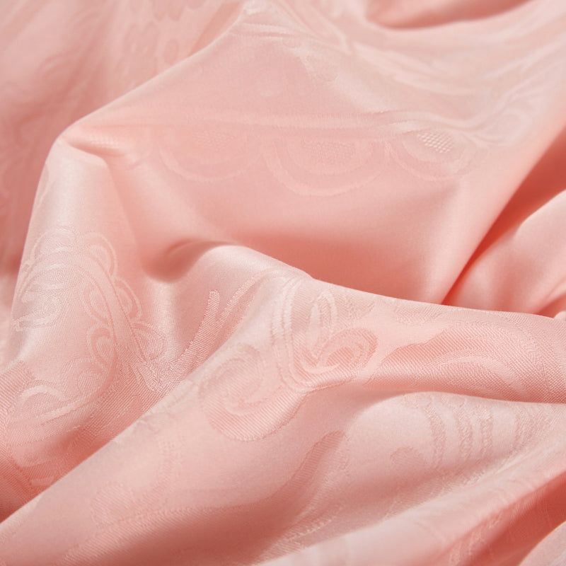 Lenezma Light Pink Duvet Cover Set (Egyptian Cotton) - 4/7 Piece Set