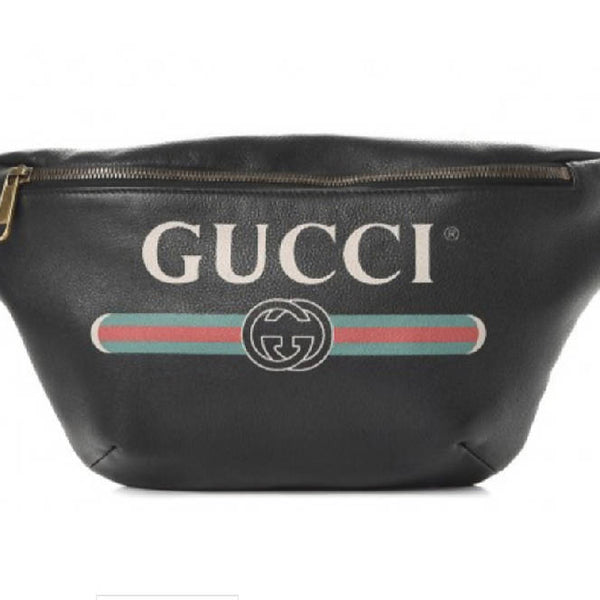 Gucci belt deals bag print