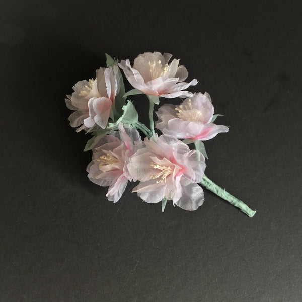Plum flower brooch