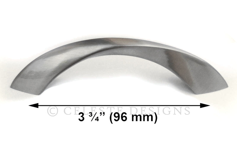 Twister Cabinet Pull Handle Brushed Nickel Solid Zinc (SALE DISCOUNT 20% OFF IN ALL OUR PRODUCTS)