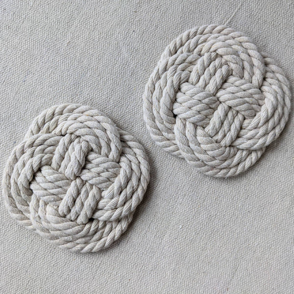 Celtic Knot Rope Coasters