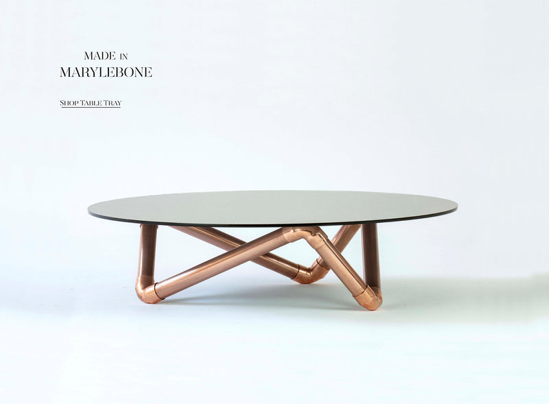 Kate: Handmade Table Tray In Copper