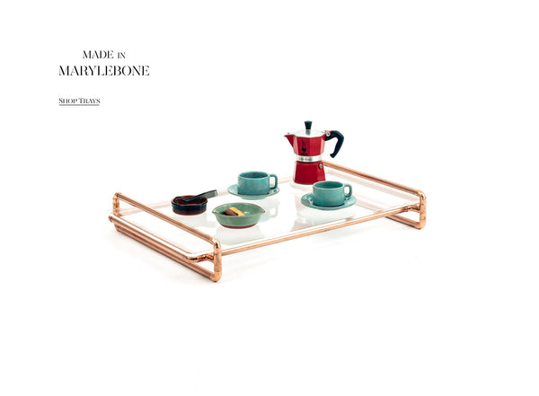 Grace: Handmade Decorative Tray In Copper