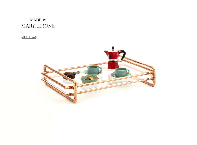 Audrey: Handmade Display Tray In Copper