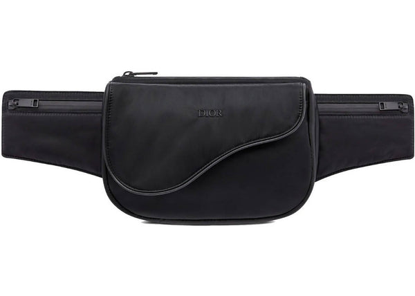 Dior Messenger Bag Nylon Black in Nylon with Matte Black
