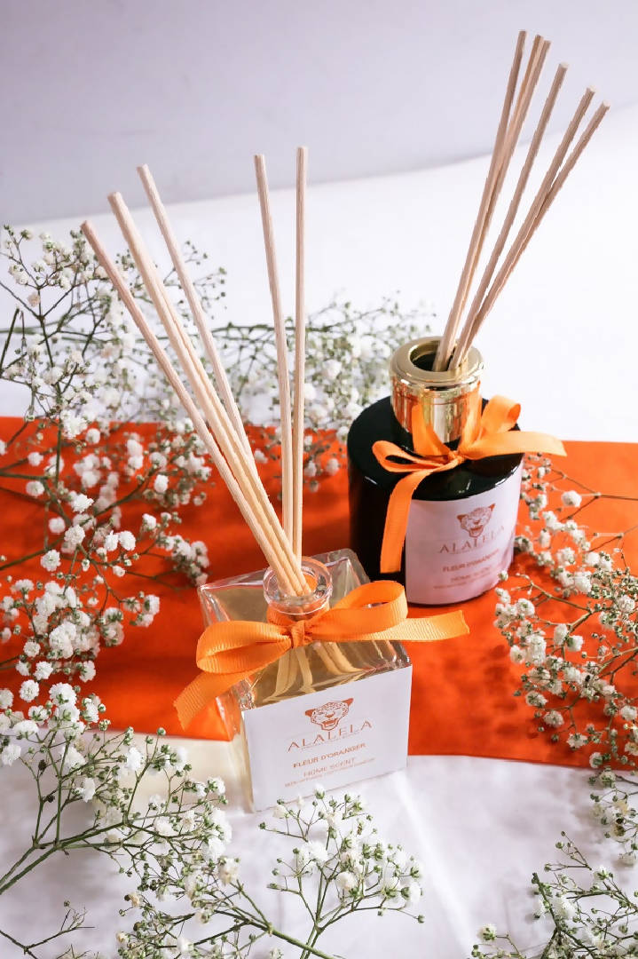 Scented reed diffuser of Parfum de Grasse by ALALELA