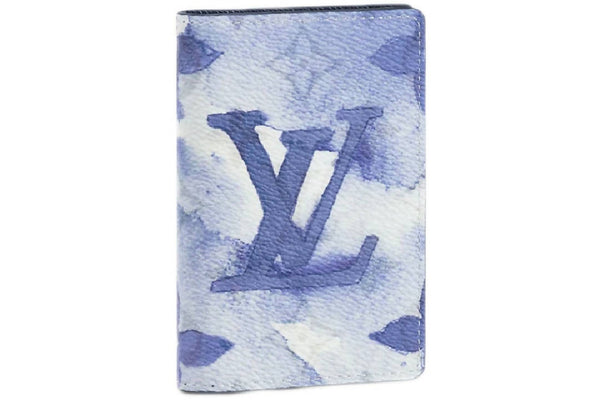 Louis Vuitton Pocket Organizer Ink Watercolor Blue