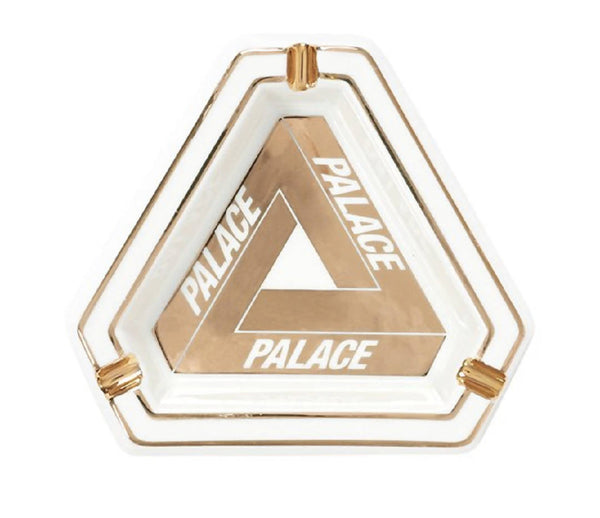 Palace Tri-Ferg Ceramic Ashtray White/Gold