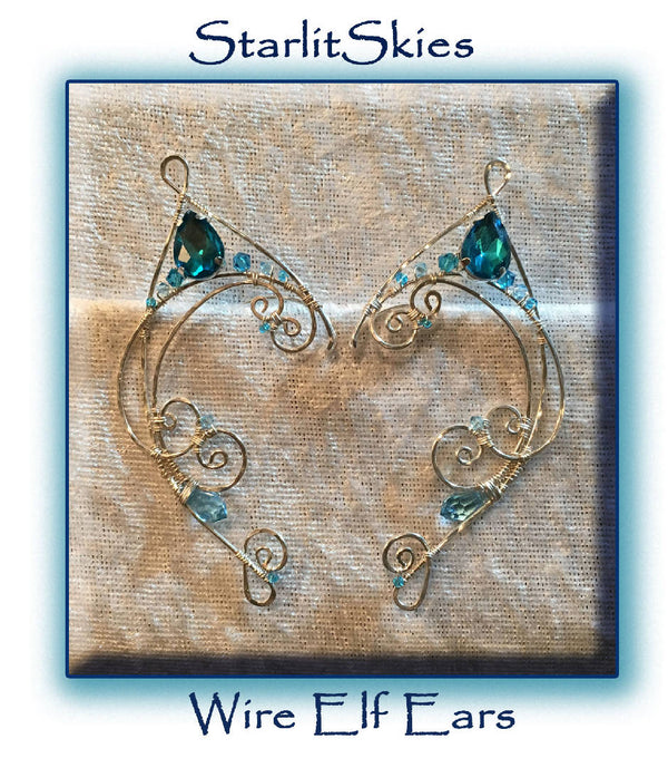 Hammered Fancy Ear Wraps