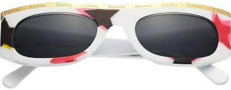 Supreme Goldtop Sunglasses White Gonz Stars