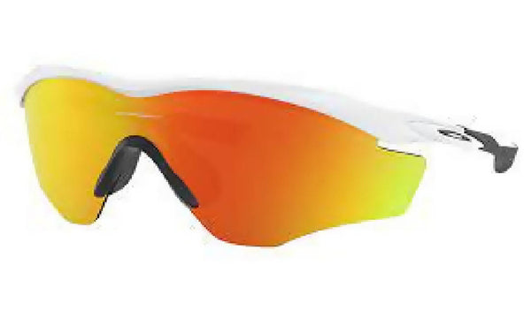 Oakley M2 Frame XL Sunglasses Polished White/Fire Iridium
