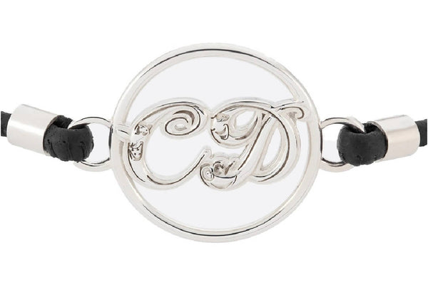 Dior x Kenny Scharf Bracelet Silver and Black Calfskin