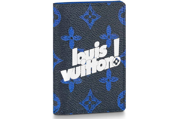 Louis Vuitton Pocket Organizer Monogram Blue