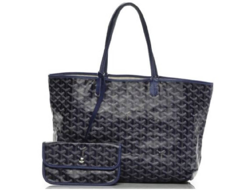 Goyard Saint Louis Tote Goyardine PM Navy