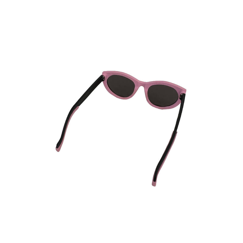 Vintage Pink Uniquebrow Sunglasses Mirrored