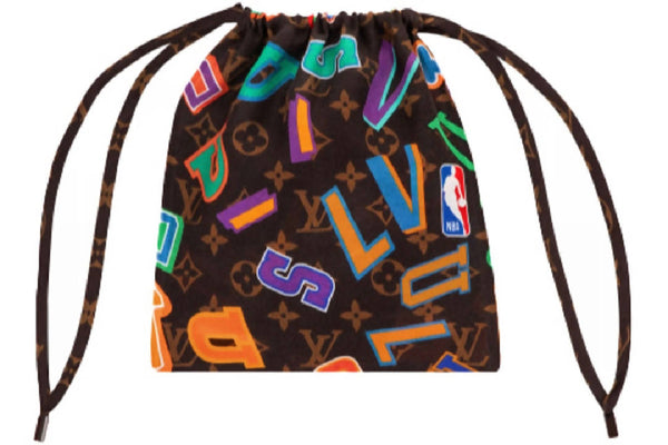 Louis Vuitton X NBA Letters Mask Cover & Bandana Set Monogram Brown