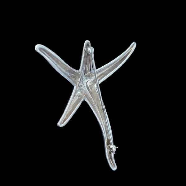 Rare Tiffany & Co Elsa Peretti Starfish Silver Large Brooch